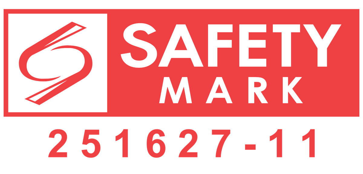 Singapore Safety Mark certification label, registration number 251627-11